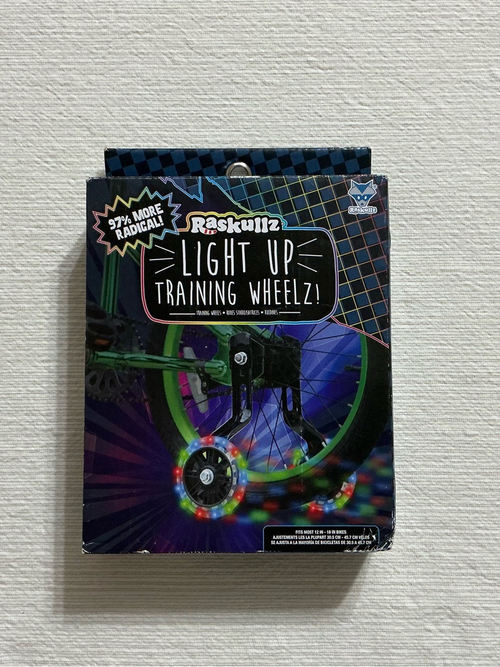 Raskullz Balance LED Light Up Training Wheelz - Multi-Color